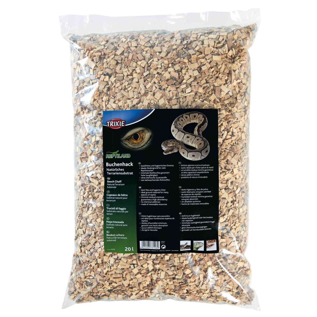 [76148] Paja De Haya. Sustrato Natural Terrario. 20 L