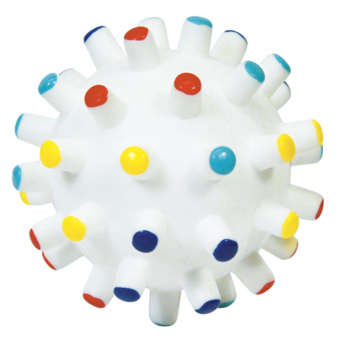 [PE80072] Pelota Vinilo Con Puntitas De Colores 10cm