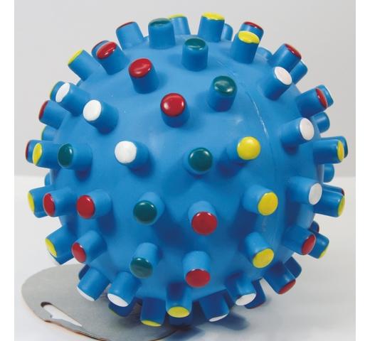 [PE80073] Pelota Vinilo Con Puntitas De Colores 12 cm.