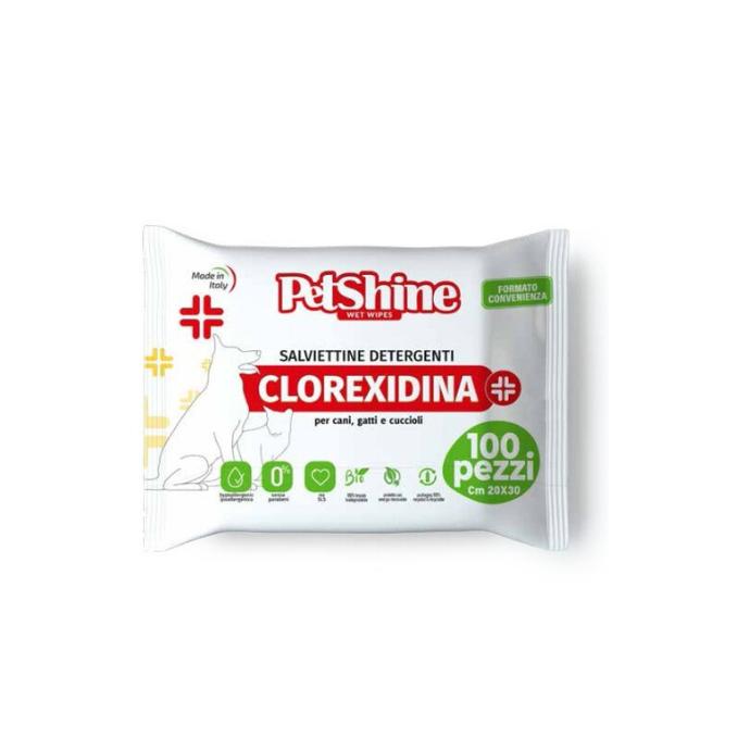 [0421002/11-421002] Petshine Toallitas Clorexidina 100 uds. 