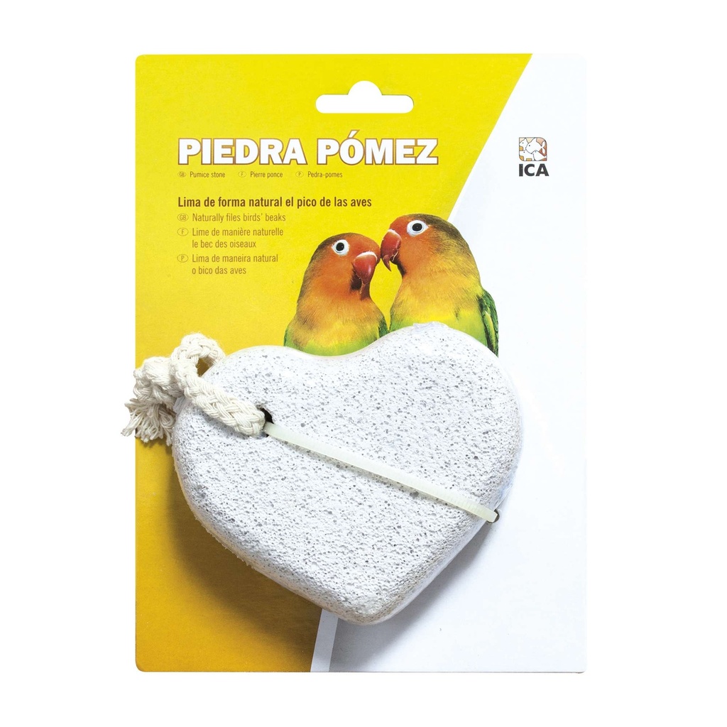 [POM2] Piedra Pomez corazon 9x7.5x3 cm