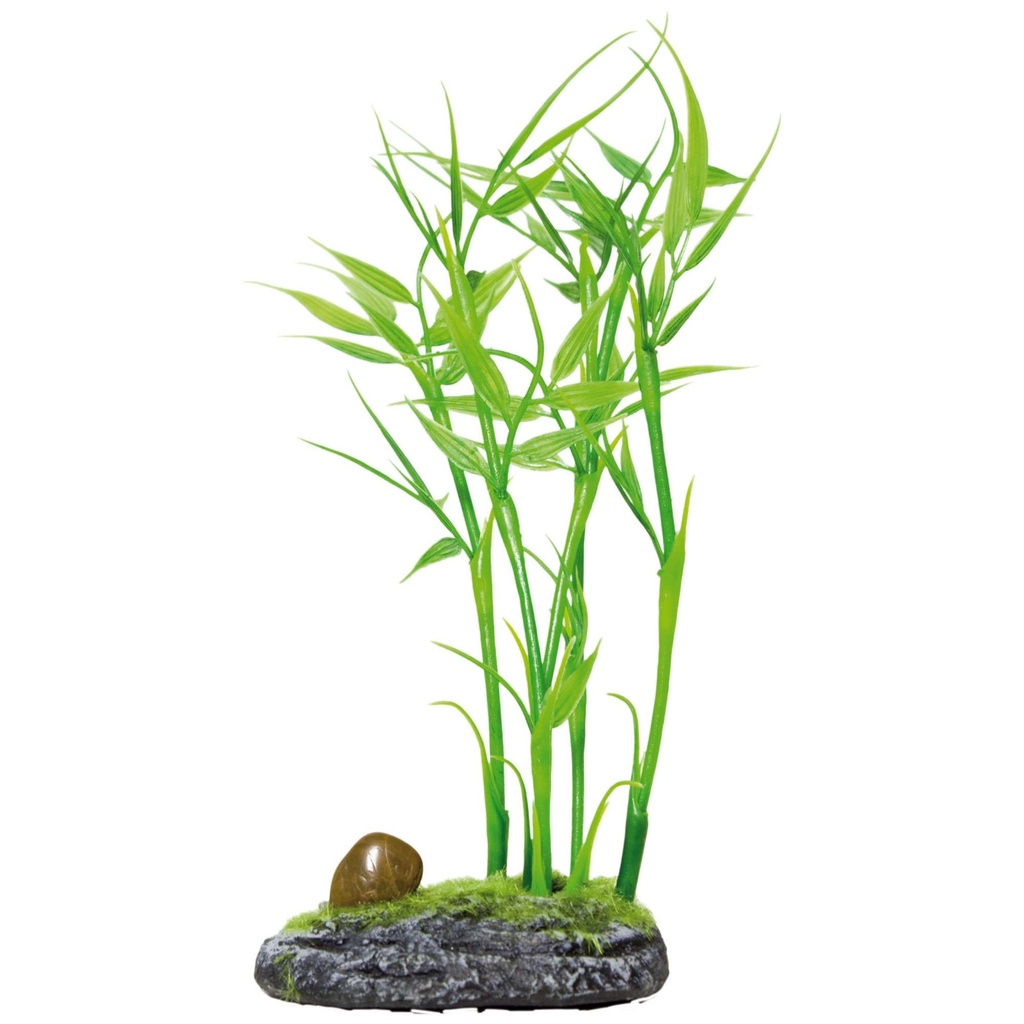 [AP1121] Pl. Plastica Bambu 19cms