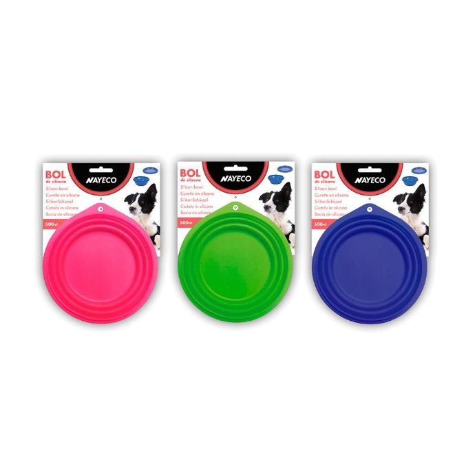 [305I-CR/C6058171] Plato De Viaje De Silicona 500ml. UD.