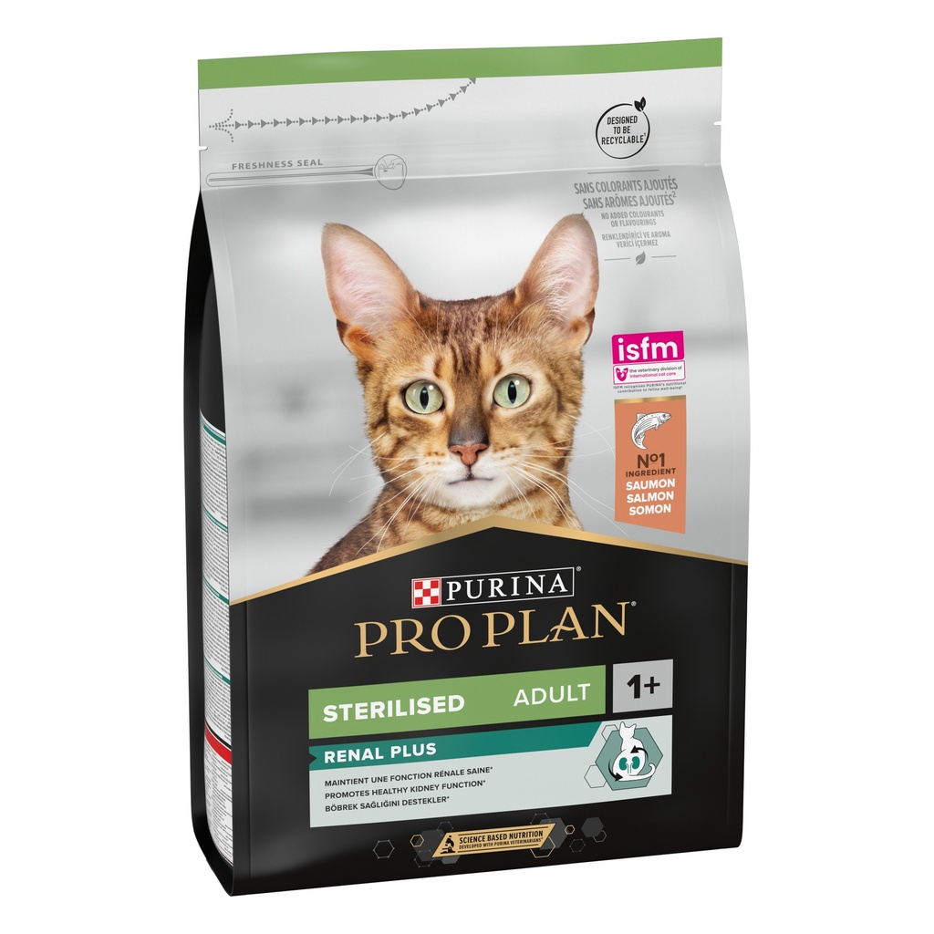 [12369085] Pplan Sterilised Renal Cat Salmon 3 Kg. 