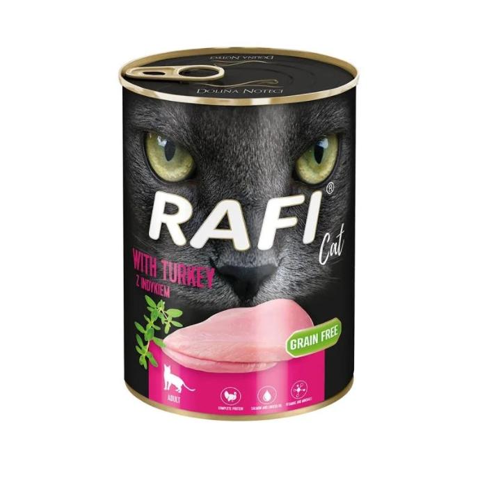 [086024] Rafi Cat Pate GF Pavo Lata 400 grs.   