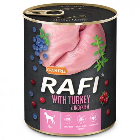 [086008] Rafi Dog Pate GF Pavo y Arandanos, 800 grs. 