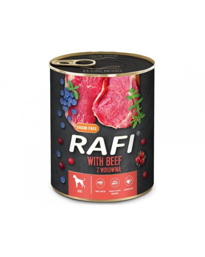 [086006] Rafi Dog Pate GF Ternera y Arandanos, 800 grs. 