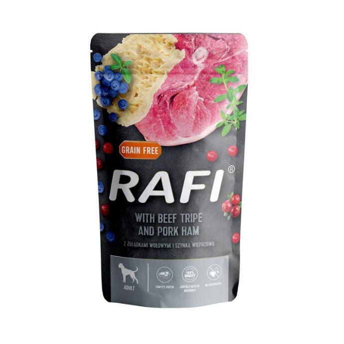 [086016] Rafi Dog Pate GF Tripa Ternera/Jamon pouch