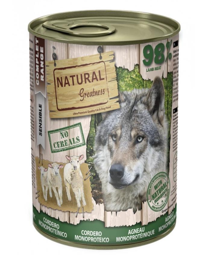 [NGD40009] Receta Húmeda Mono. Cordero 400grs