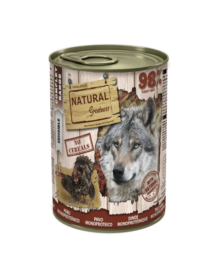 [NGD40010] Receta Húmeda Mono. Pavo 400 grs.