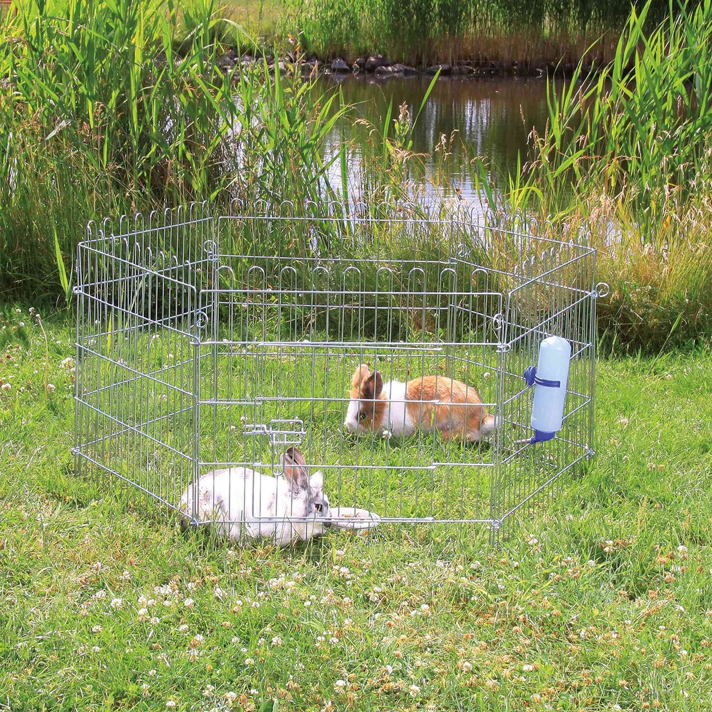 [6250] Recinto Malla Galvaniz, 6 panel, sin red, 60x63cm 