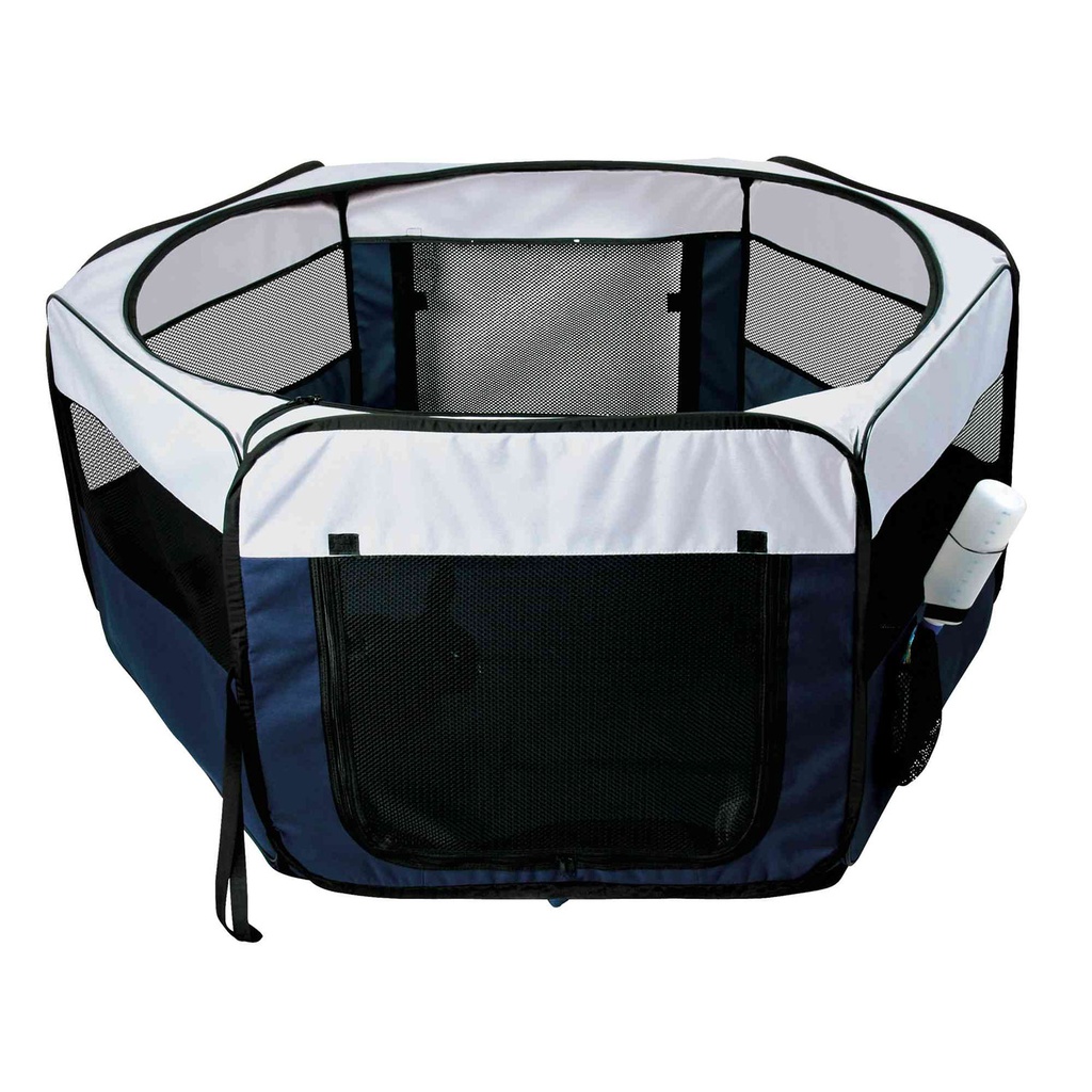 [64054] Recinto Roedores Plegable. Nylon. Ø130x55cm. Az/Gr