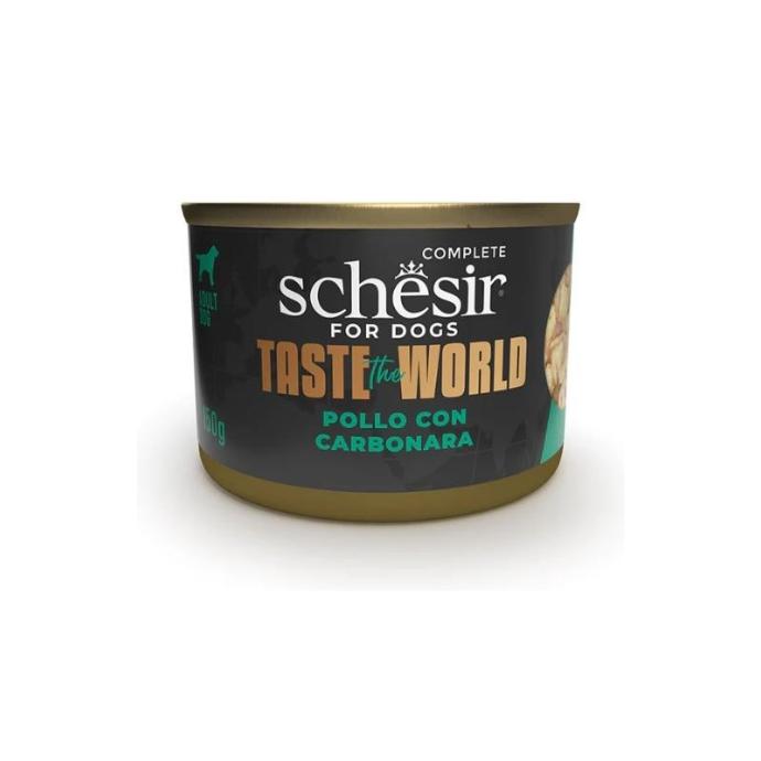 [22115005] SCH DOG TASTE WORLD LATA POLLO CARBONARA 150GR
