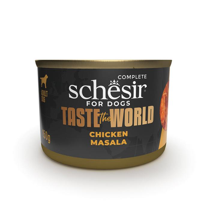 [22115405] SCH DOG TASTE WORLD LATA POLLO MASALA 150GR
