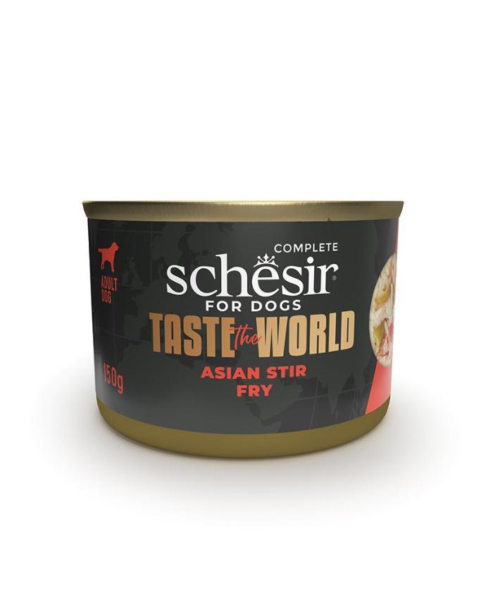 [22115305] SCH DOG TASTE WORLD LATA SALTEADO ASIATICO 150GR