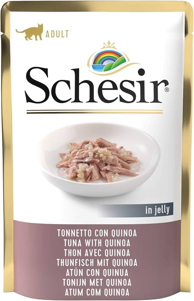 [01070109] Schesir Gato Atun+Quinoa Bolsa 85 grs.