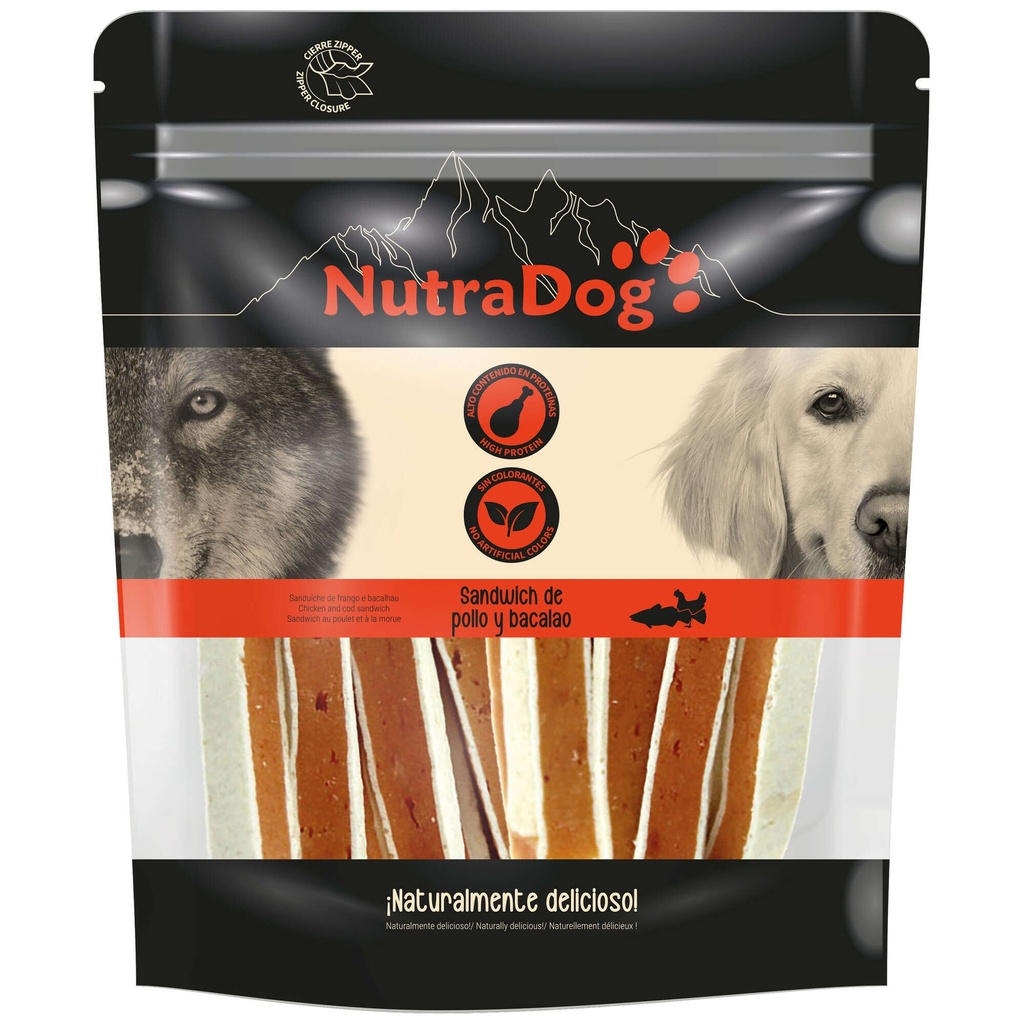 [NTD1042] Sandwich Pollo y Bacalao 350 grs.  