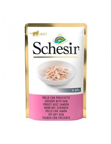 [SCH0308] Schesir Gato Pollo + Jamón Bolsa 100gr