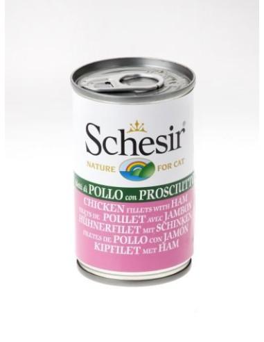 [SCH0182] Schesir Gato Pollo+Jamón 140 grs.