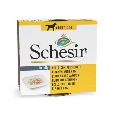 [SCH0404/01064255] Schesir Perro Pollo+Jamón 150 grs.