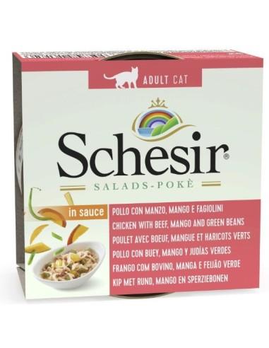 [SCH0172] Schessir Cat Ensalada Buey+Pollo+Mang+Jud 85 grs.