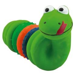 [PE80380] Serpiente De Latex Con Anillos Tpr 14.5cm UD.