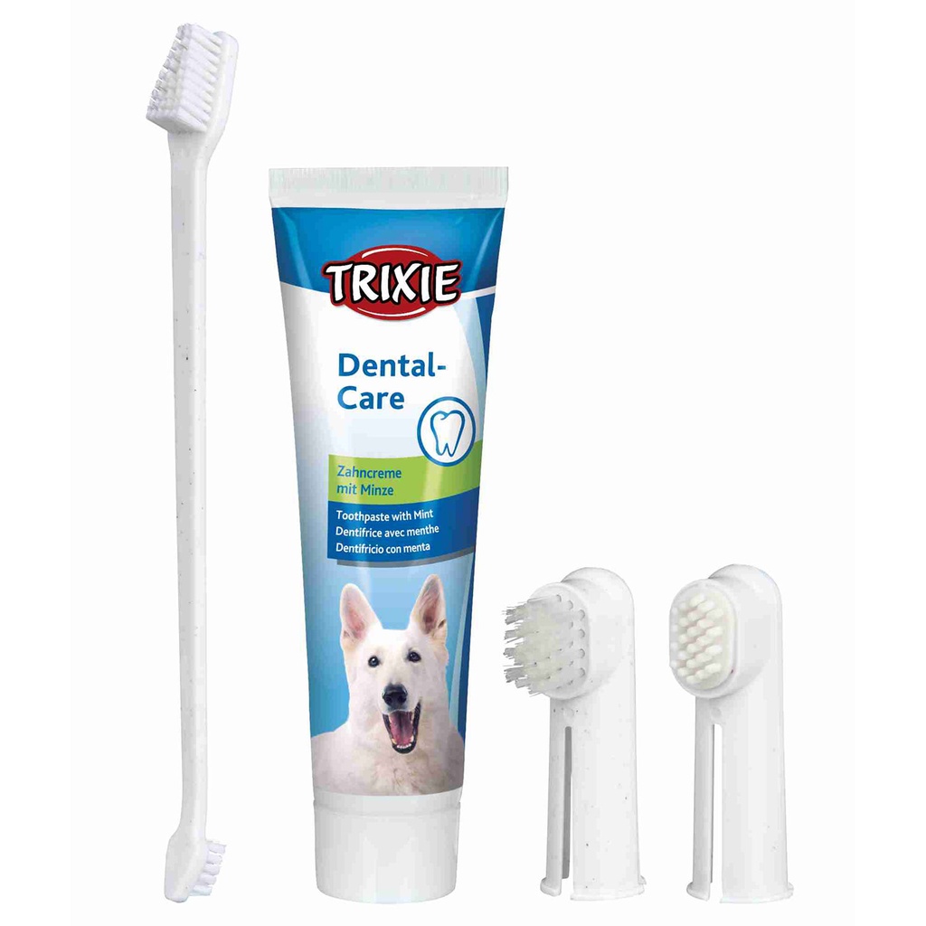[2561] Set Higiene Dental, Pasta y cepillos dedos