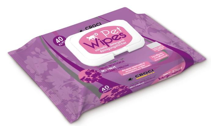 [CR/C6052692] Toallitas de Gato Organic Mauve 40 uds.