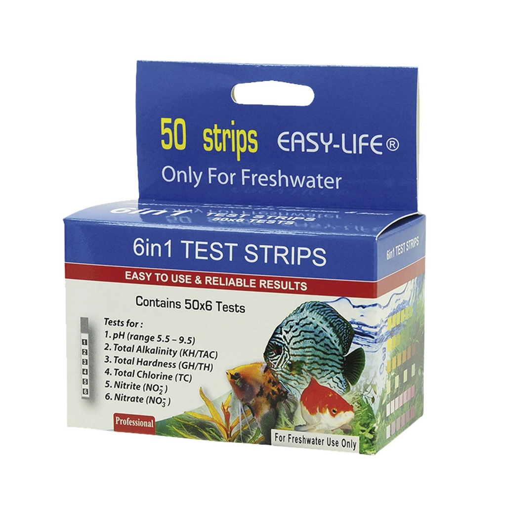 [TST01] Test Strips 6in 1 PH,GH,Nitrito, Nitr. 