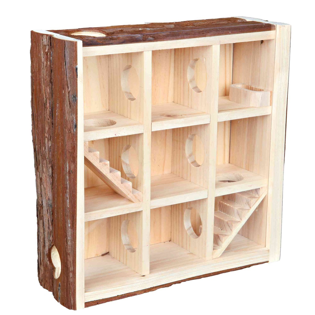 [61709] Torre Juego Roedores. Natural Living. 30x30x10 Cm