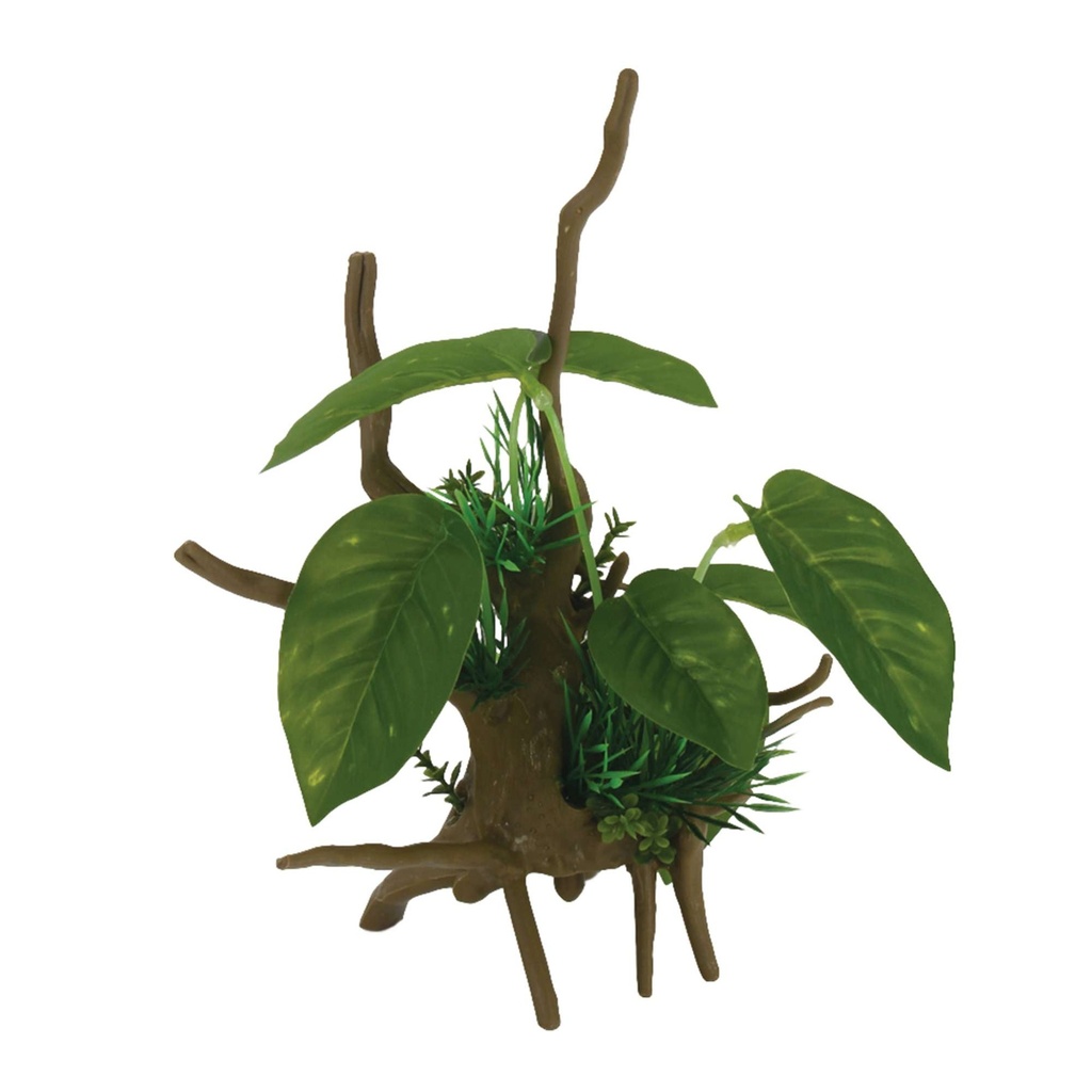 [OR150] Tronco con Plantas S3 16,5 cm.