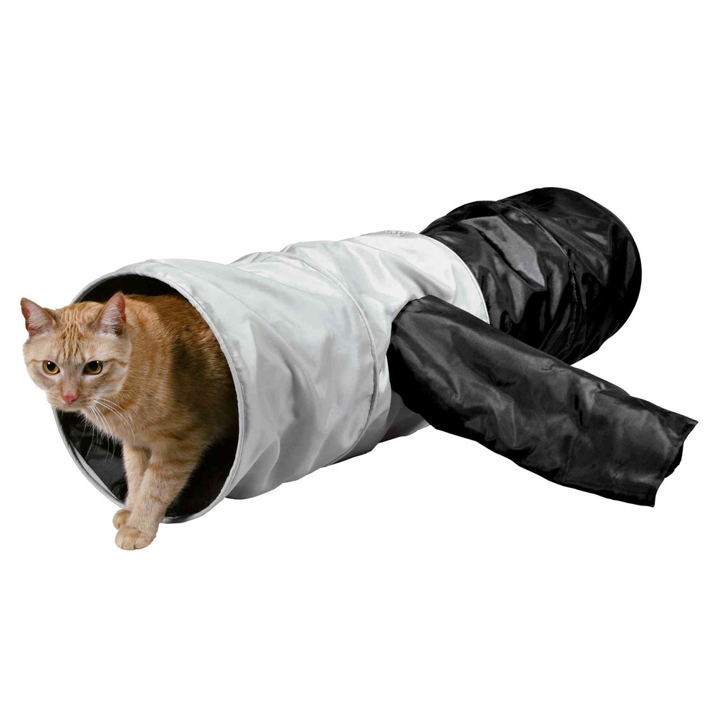 [4302] Túnel Juego Gatos, Nylon, ø30x115 cm