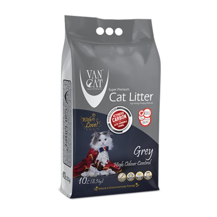 [VNYD046] Vancat Arena Aglomerante Bent. Carbón Activo Grey 10 L.