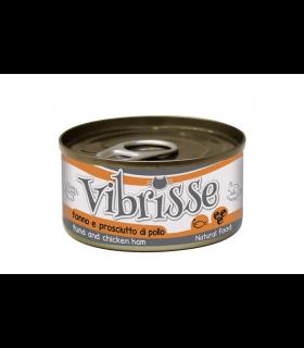 [C1018429] Vibrisse Cat Jelly Atún Y Jamoncitos De Pollo 70g.