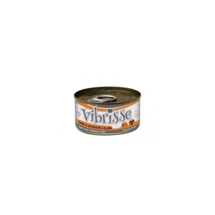 [A1018768] Vibrisse Gato Atún Y Jamón De Pollo 70gr.