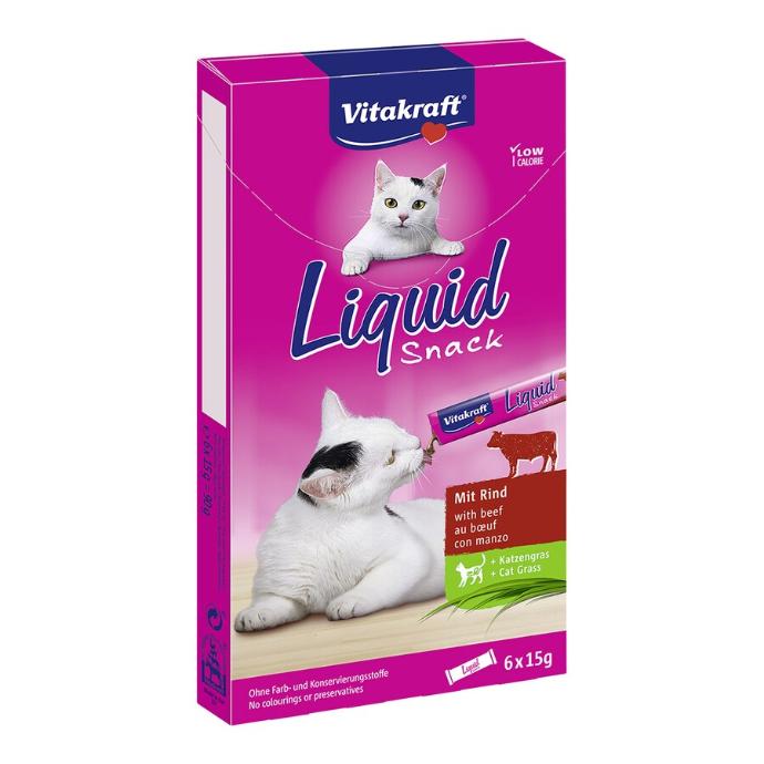 [23521] Vitak Cat Liquid Snack Ternera + Inulina 