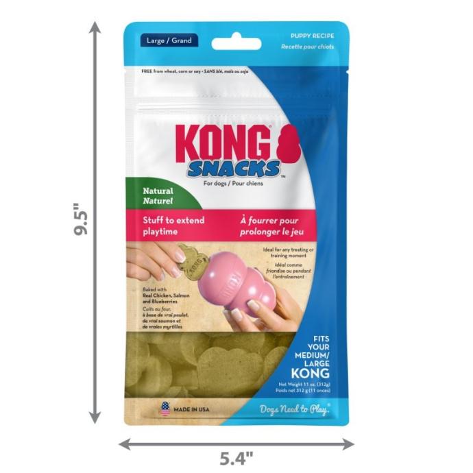 [K383428] Xy1e Kong Stuff''N Galleta-Snacks Cachorro. Grande