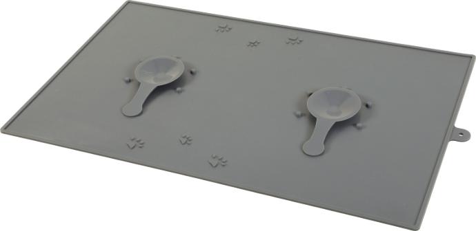[474602GRI] Alfombra Escud. Silicona Ventosa gris    