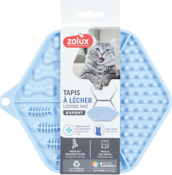 [574310BLE] Alfombrilla Silicona Gato Azul   