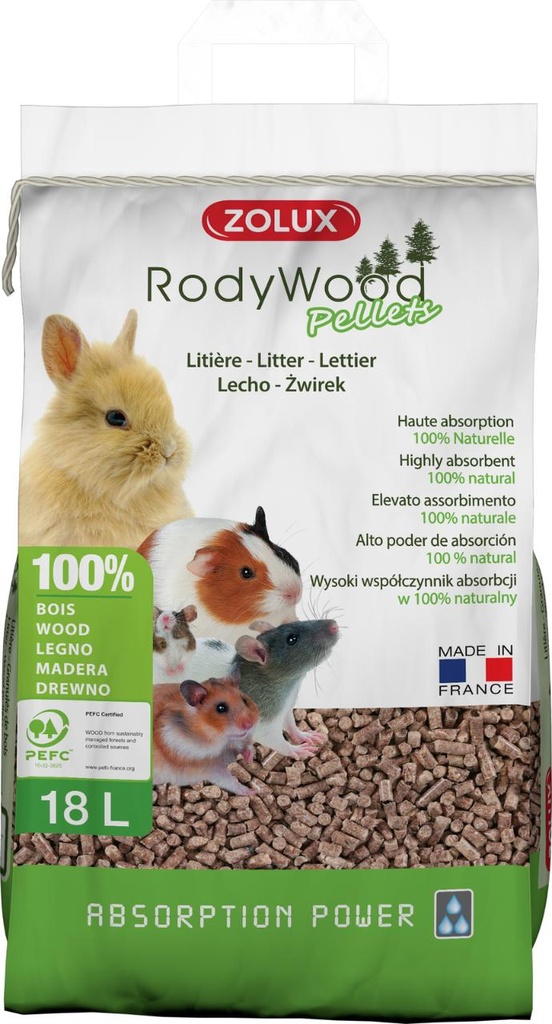[212239] Lecho Rodywood Pellets 18L
