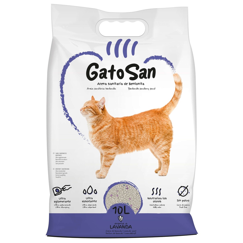 [GTS4] Gatosan Arena Sanitaria Lavanda 10 L.