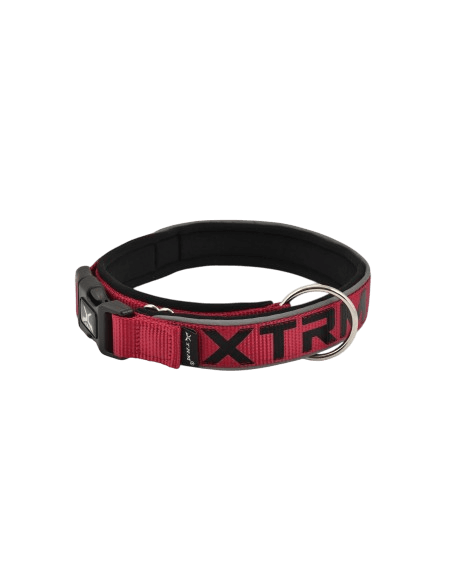 [PE69687] Collar X-TRM Neon Flash Rojo/Negro 38 m/m. 50-70 cm.